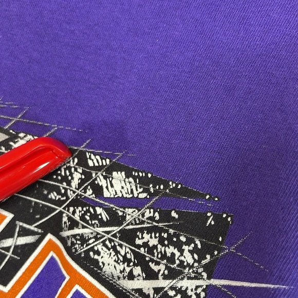 Nascar Denny Hamlin Joe Gibbs Racing Team Collection Purple Power T-shirt M - Picture 8 of 13